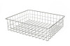 Корзина сетчатая 485х485х160мм серая  Евро 16-2М