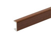 Конечный элемент цоколя 100мм, Орех Темный