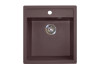Мойка КВАДРАТ шоколад  455*505*190мм.  GRANIT