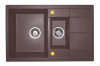 Мойка МЕТРА Шоколад  755х495х180мм  GRANIT