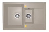 Мойка МЕТРА Песок 755х495х180мм   GRANIT