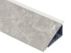 REHAU Перфетто-лайн - Плинтус №074     Мрамор Вальмасино св. серый  4200мм.  16112281001