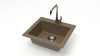 Мойка Модель 35,  480х440х160мм, Терракот Q9  Мрамор
