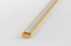 Профиль алюм.для светодиодн.лент 15*6мм, L-2м ЗОЛОТО с матовым экраном, загл. и крепежом LR39-MGL