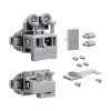9339382 Комплект фурнитуры WingLine L 2024, medium, с самозакрыванием, серый, левый