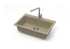Мойка Модель 39,  755х505х200мм, Песок Q5  Мрамор