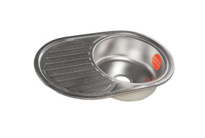 Мойка Овал Premial PL 7750-E (770х500*180мм, толщ.0,8мм) Матовая