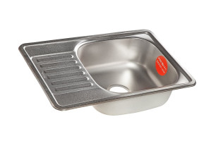 Мойка Premial PL 6642-Е, (660x420х180мм, толщ.0,8мм) , Матовая