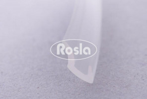 Уплотнитель F 2-03 для AL проф.под стекло МЯГКИЙ