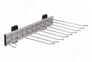 Брючница RU-014 хром, нагрузка 10 кг. (Правая) (Глубина 468мм)