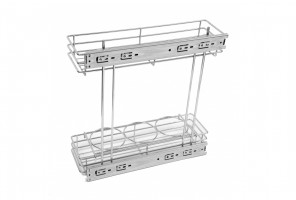 Cargo mini 200мм KR12/1/1/200 без доводчика, боковое крепление ХРОМ БОЯРД