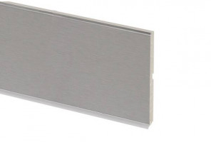 Цоколь пластиковый h100мм, L-4м, нержавеющая сталь 10.0034 4м