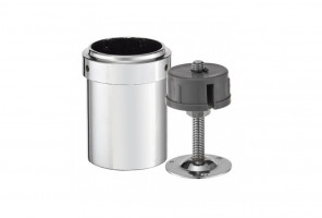 Крепление верхнее для трубы d=50мм + заглушка  хром STK103