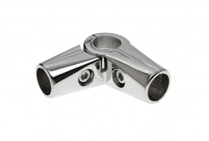 JOCKER Крепеж угловой регулируемый, R-43 (UNO 22), хром  160105