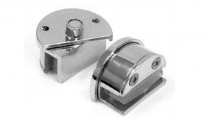 Комплект петель для стеклянной двери, Хром 3005 CR