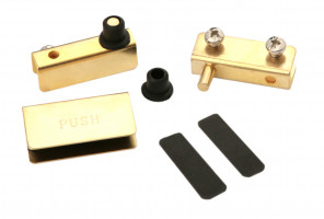 Петли для стекл.двери без сверл. HG001/GP, Золото