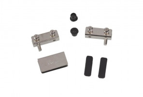 Петли для стекл.двери без сверл. HG001/Ni, Никель