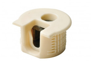 Стяжка-эксцентрик RAFIX 20 с утолщением Бежевая для деталей толщиной от 16мм (263.14.403)	