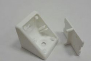 Уголок+крышка монтажный, белый №1