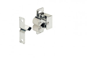 Роликовая защелка сталь оцинкованная    244.01.903 + ответная планка