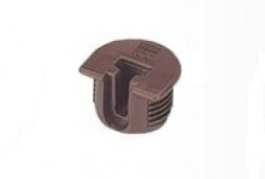 101656000 Полкодержатель VB 135, для массивных полок, коричневый, пласмасса