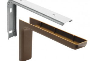 Полкодержатель декоративный 24см WB-WS-24-30 (коричневый)   2 шт.