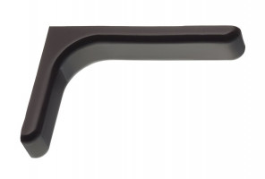 Полкодержатель декоративный 24см WB-WS-24-31 (темно-коричневый)   2 шт.