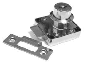 Замок Z348CP "английский" с защелкой хром полированный Z348CP.1/22