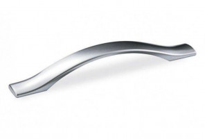 Ручка - скоба FS 065 128 Хром матовый (ТЗ) (30шт)