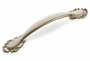 Ручка - скоба FS 141096 золото глянец/белый (ТЗ)