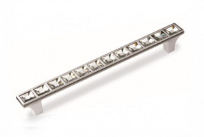 Ручка - скоба FS 159128 Хром глянец/кристаллы