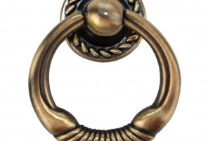 RC032AB.4 (Ручка С3220) старинная латунь ручка