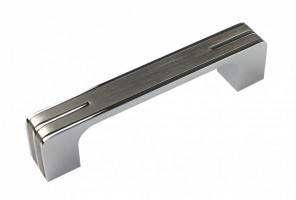 RS267CP/BSN.4/160 Хром полированный/Атласный никель  ручка MONOHROME