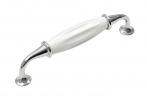 RS110CP.4/128/W Хром полированный/Белый Ручка TRINITY