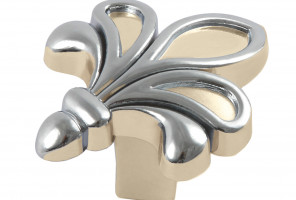 RC423CP/W.4 Хром полированный/ Белый   Ручка