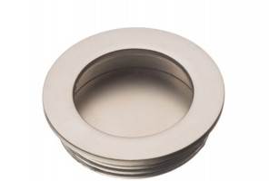 Ручка врезная круглая Сатин UZ-00B224-02