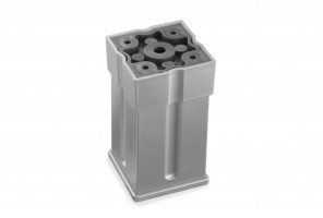 Ножка регул. - Опора H 015100 St свет./St свет. (ТЗ)