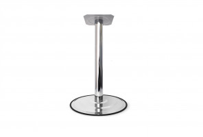 Опора стола круглая L-730, база D=480мм (хром.хром)