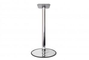 Опора стола круглая L-1100, база D=480мм (хром.хром)