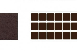 Подпятник фетровый 30*30мм (лист/21шт.)