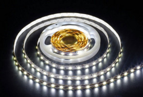 Лента светодиодная 60 диодов/м.п. 5050 хол.белый,12V,14.4W  IP20 LR4-CW60