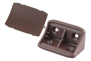 Уголок двойной, пластик. Темно-Коричневый GTV   PM-NAR1004-732