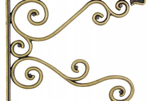 Консоль мебельная декор. для 2-х полок MOD 77 240/170 X 270 Бронза античная