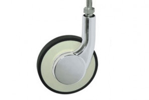 Опора колесная D80 на резьбе M8 401В