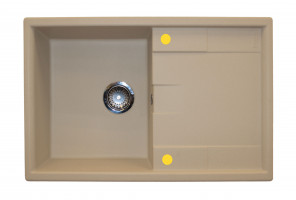 Мойка ТЕХНО-780 Песок    780*500*180мм   GRANIT