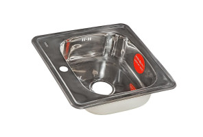 Мойка Premial 3838, (380x380х150мм, толщ.0,6мм) , Глянец