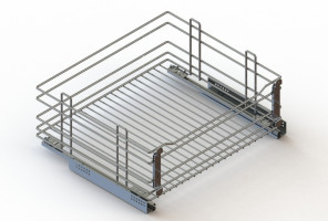 Cargo 700мм Корзина выкатная Квадро, хром