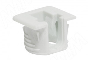 Полкодержатель для деревянных полок с фиксацией, белый FLIPPER   2574 21