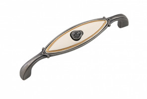 RS111BAZ.4/96/W Черненый старинный цинк/Кремовый MARTA