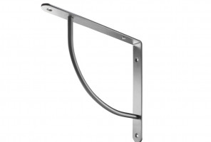 Полкодержатель, инокс, сталь, выпуклый SETE SH-018-06